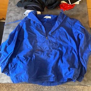 J-crew windbreaker blue